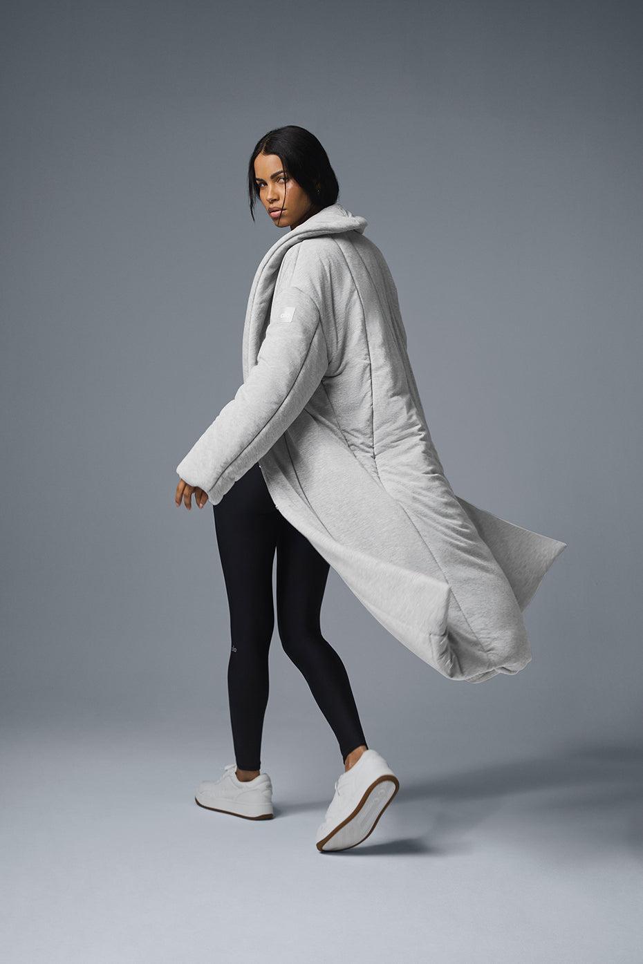 Quilted Perfection Puffer - Athletic Heather Grey Female Product Image