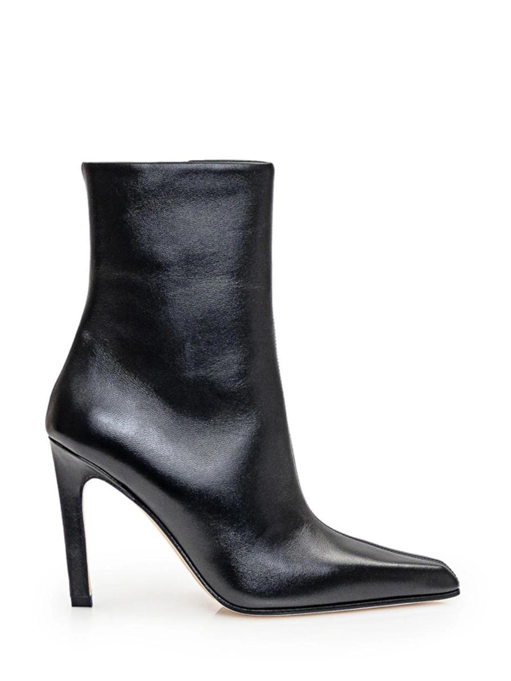 Jude Leather Ankle Boots In Black Product Image