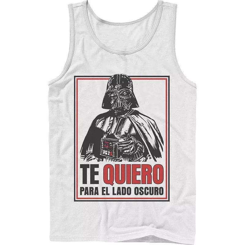 Mens Star Wars Te Quiero Para El Lado Oscuro Tank Top Product Image