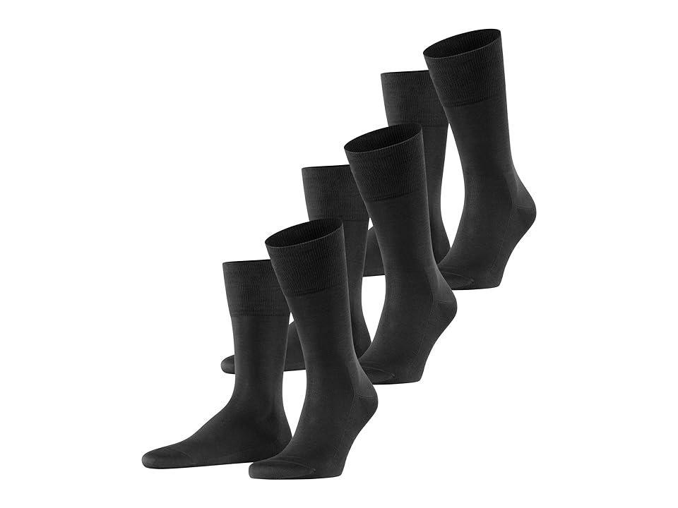 Falke Run 3-Pack Mid-Calf Socks Crew Cut Socks Shoes Product Image