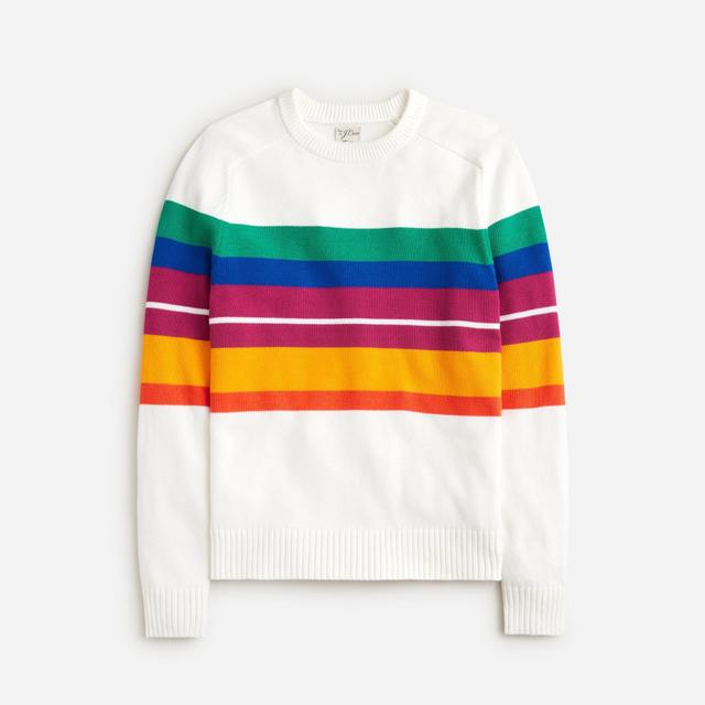 Heritage cotton sweater in stripe Product Image