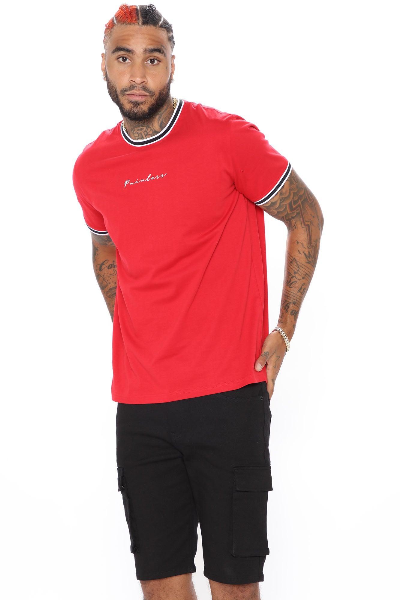 Painless Short Sleeve Tee - Red Product Image