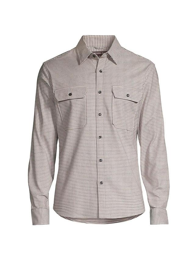 Mens Tattersall Stretch Button-Front Shirt Product Image