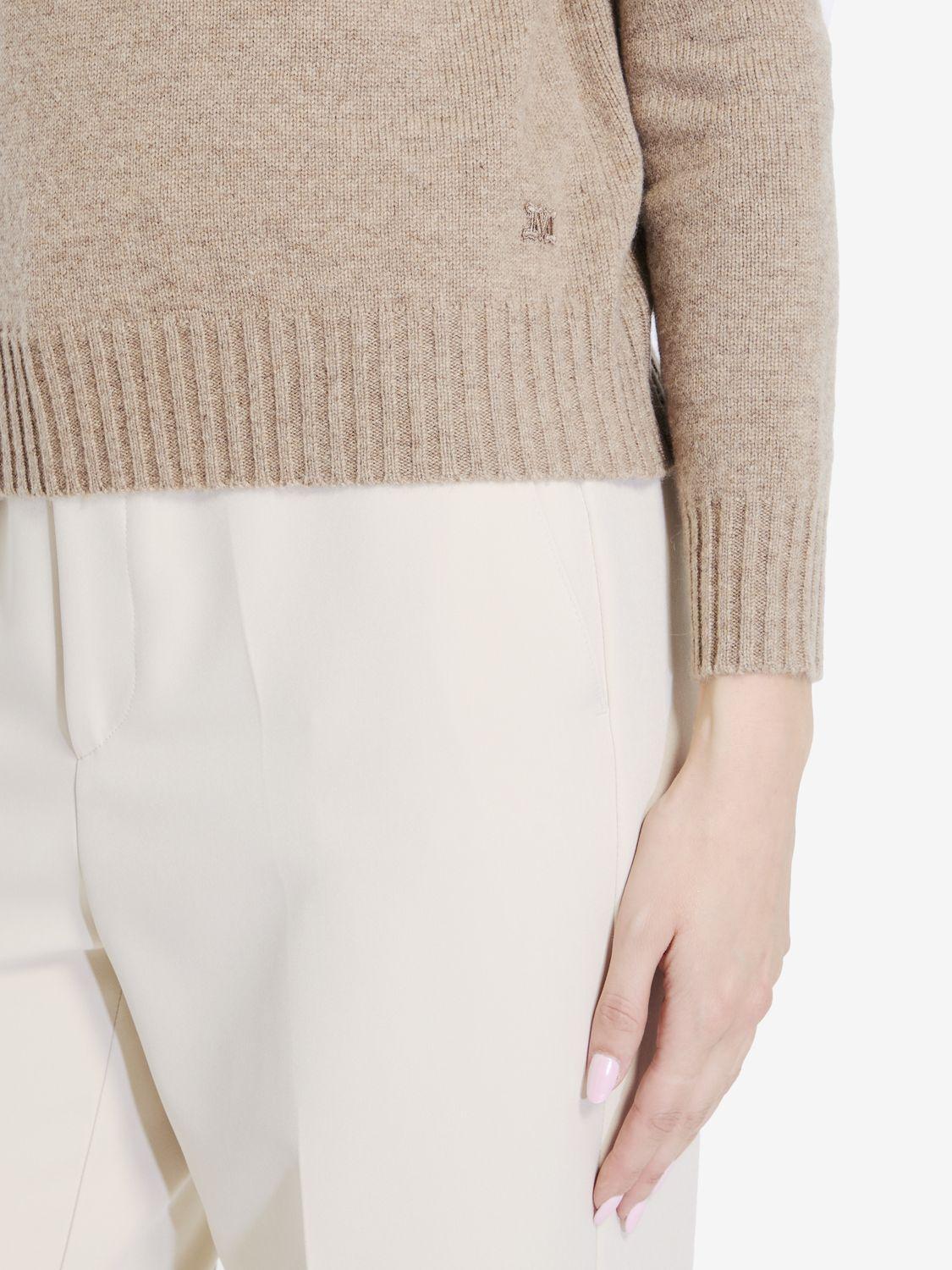 MAX MARA Elegant Taupe Cashmere Sweater In Beige Product Image