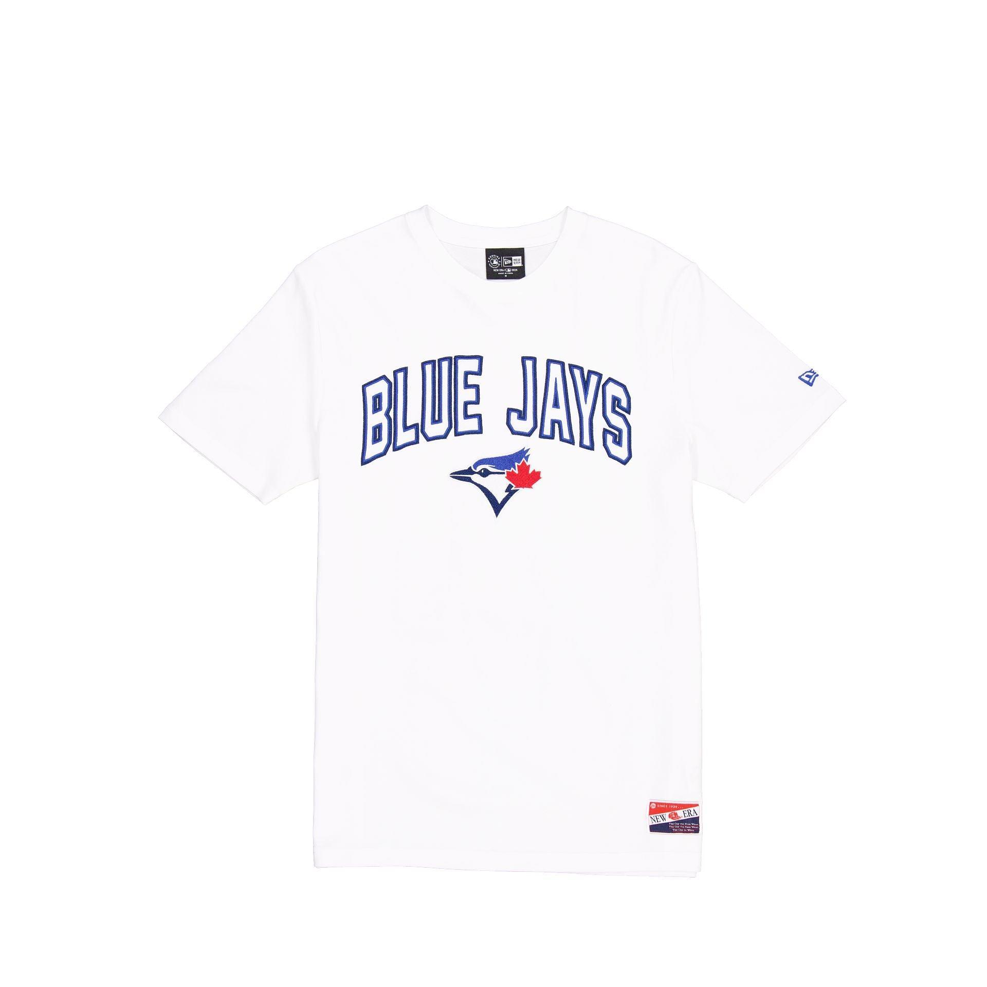 Toronto Blue Jays Throwback White T-Shirt Male Product Image