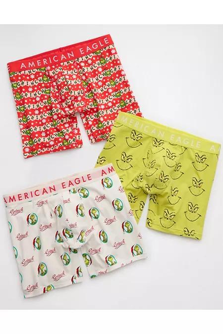 AEO Mens Grinch 6 Classic Boxer Brief 3-Pack Men's Product Image