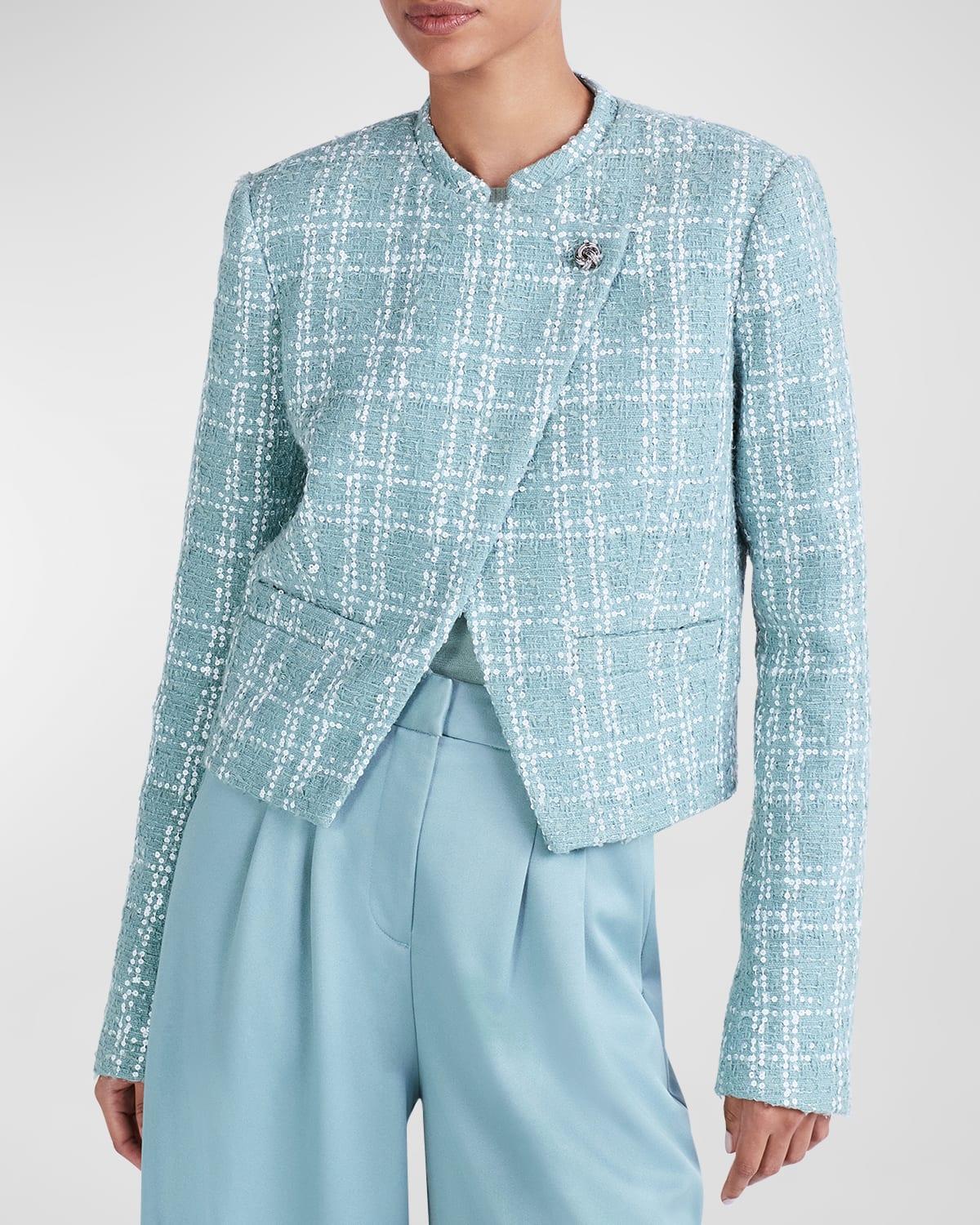 Delilah Sequined Tweed Jacket Product Image