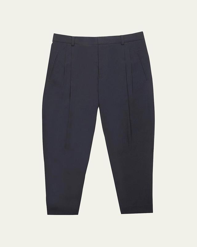 Mens Drop-Crotch Tapered Trousers Product Image