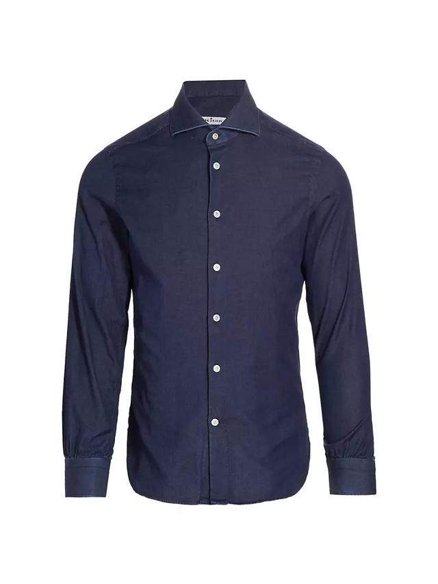 Cotton Button-Front Shirt Product Image