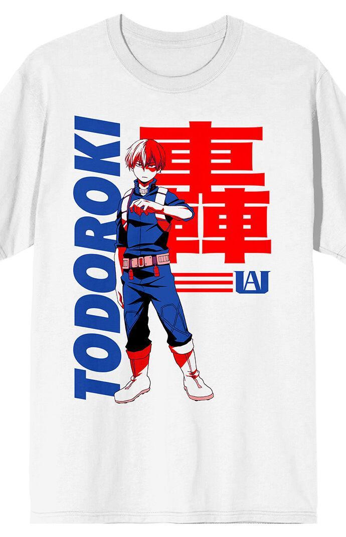 Men's My Hero Academia Todoroki Anime T-Shirt Product Image