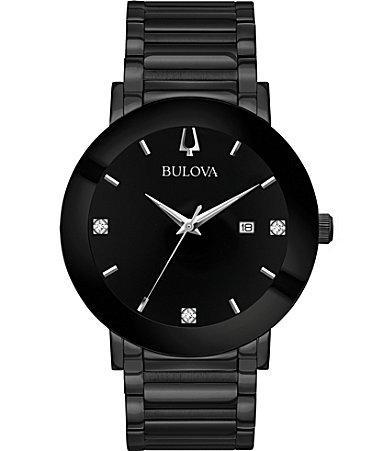 Bulova Futuro Mens Automatic Silver Tone Stainless Steel Bracelet Watch 96a204, One Size Product Image