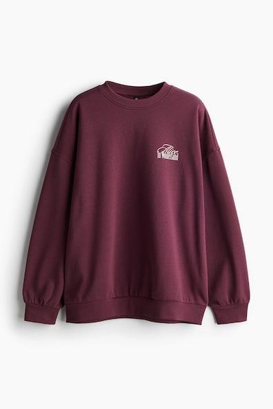 Oversized Printed Sweatshirt Product Image