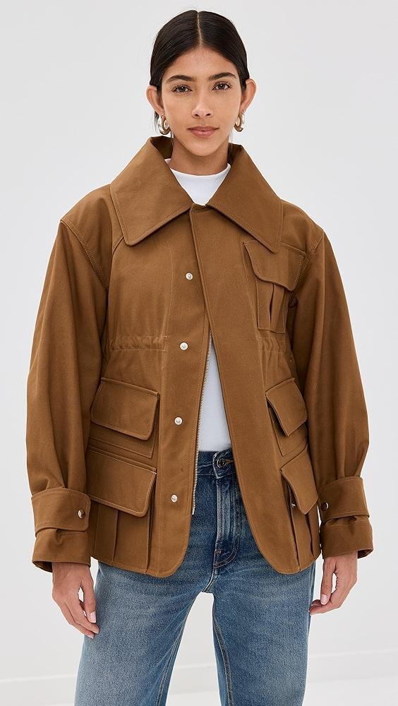 Victoria Beckham Patch Pocket Utility Jacket | Shopbop product image