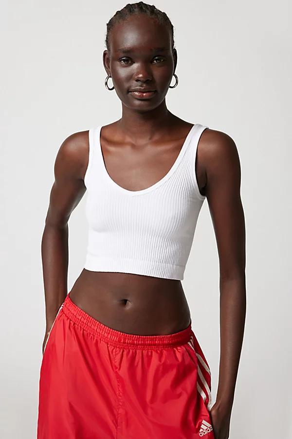 Out From Under Drew Seamless Ribbed Cropped Tank Top Womens at Urban Outfitters Product Image