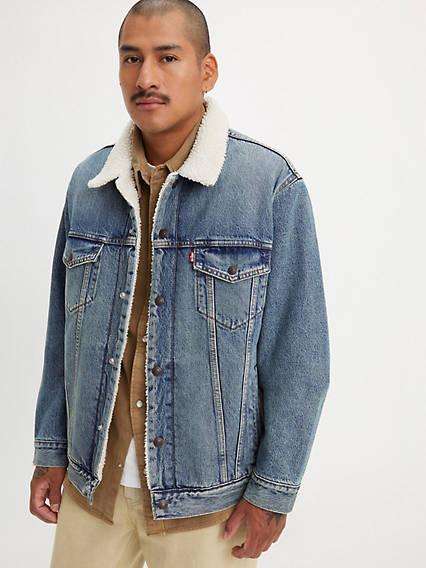 Levi's Fit Sherpa Trucker Jacket - Men's Product Image