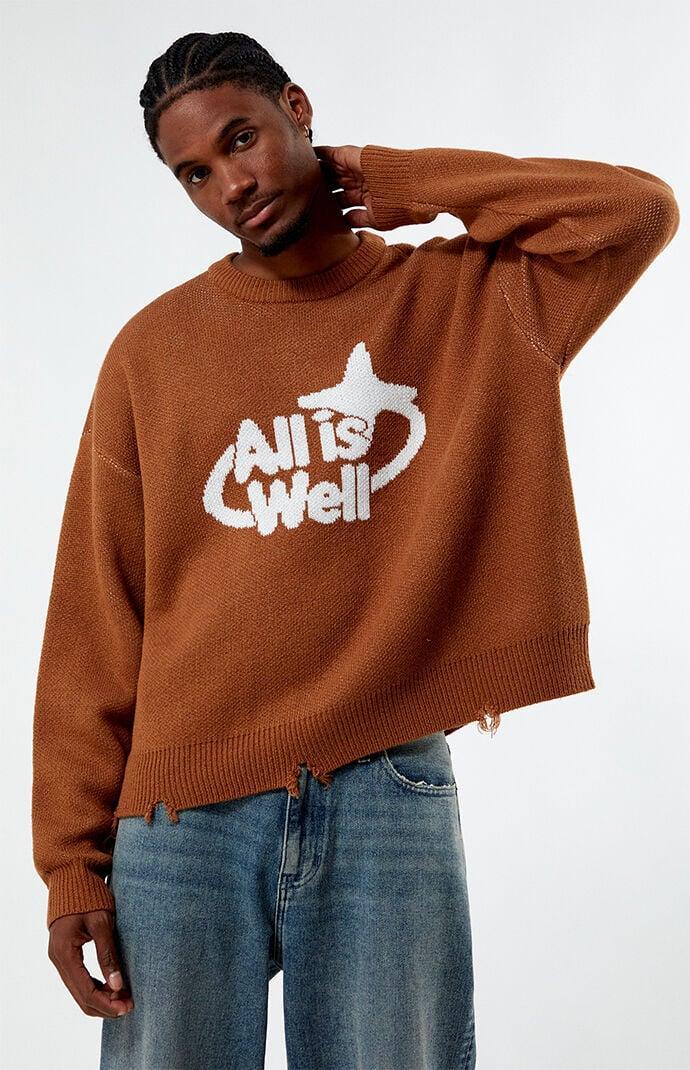 Men's All Is Well Cropped Sweater Product Image