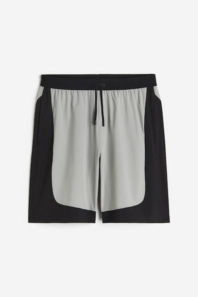 H & M - DryMove Sports Shorts - Gray Product Image