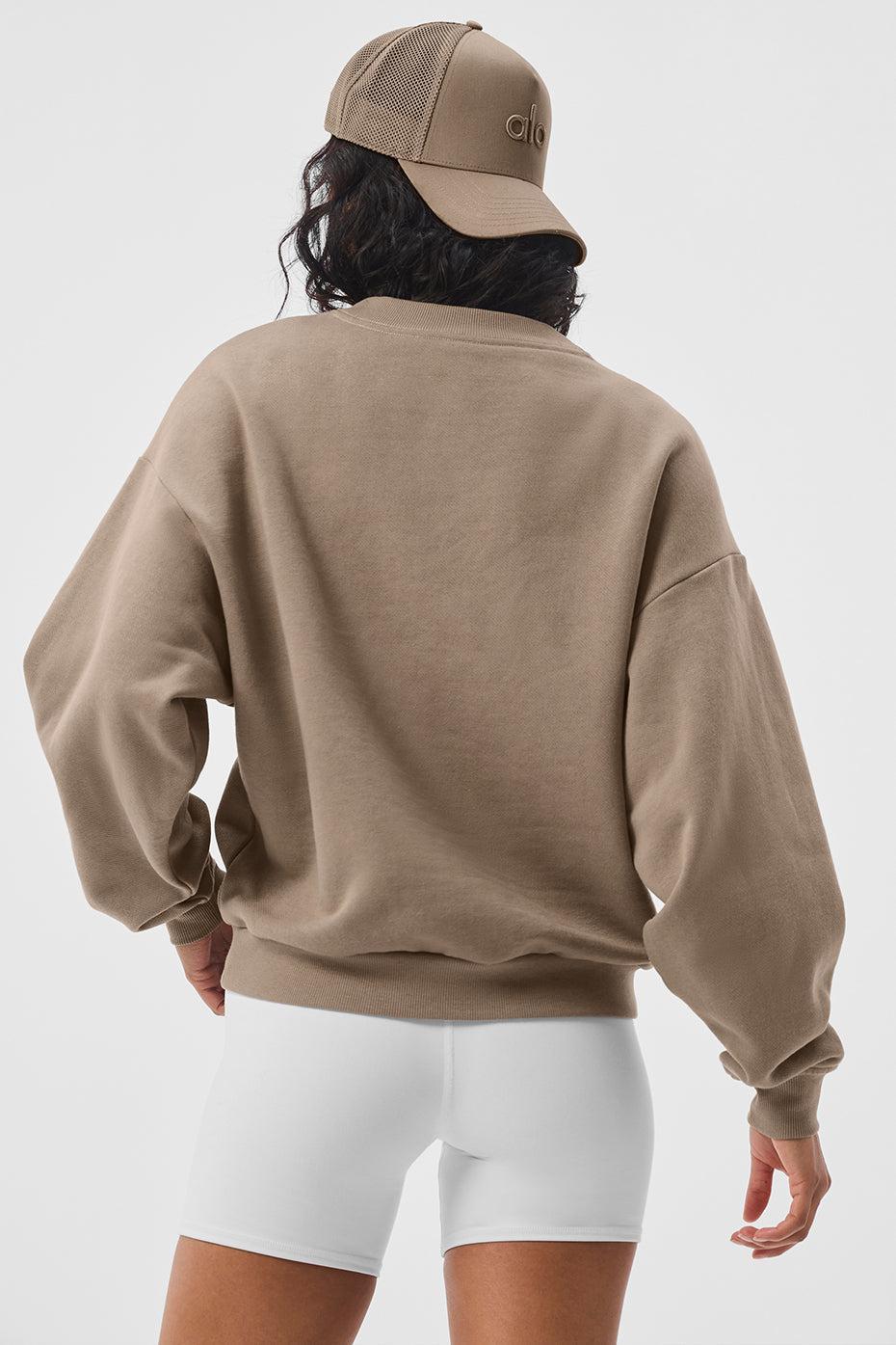 Accolade Crew Neck Pullover - Gravel Female Product Image