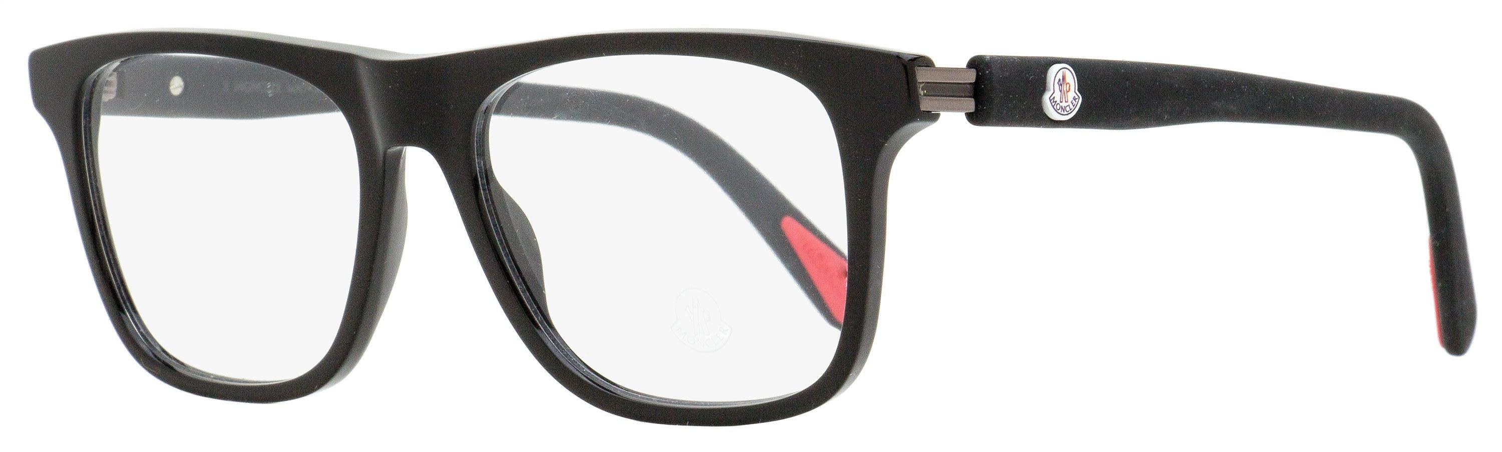 MONCLER Men's Rectangular Eyeglasses Ml5161 001 Black 54mm In Multi Product Image