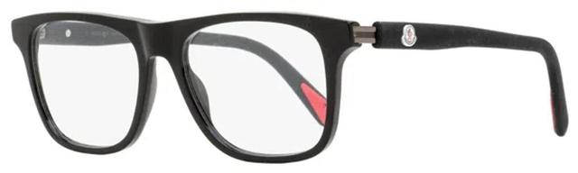 MONCLER Men's Rectangular Eyeglasses Ml5161 001 Black 54mm In Multi Product Image