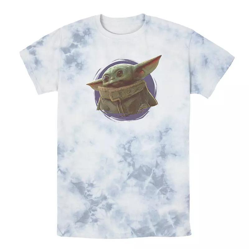 Mens Star Wars The Mandalorian The Child Purple Smoke Tee, Boys Product Image