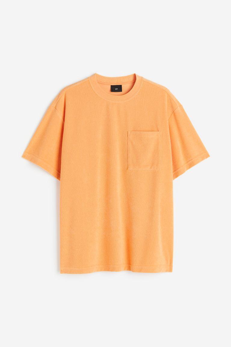 Relaxed Fit Terry T-shirt Product Image