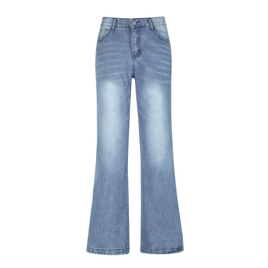 Mid Waist Wide-Leg Jeans Product Image