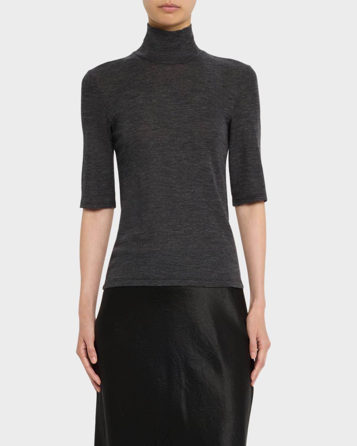 Vince Wool & Cashmere Turtleneck Tunic Sweater Product Image