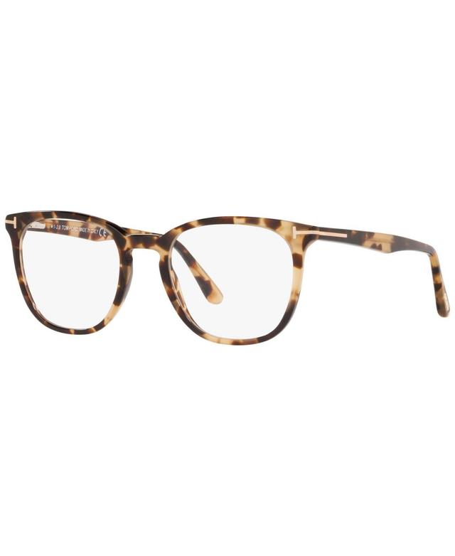 Tom Ford TR001009 Mens Square Eyeglasses - Brown Product Image