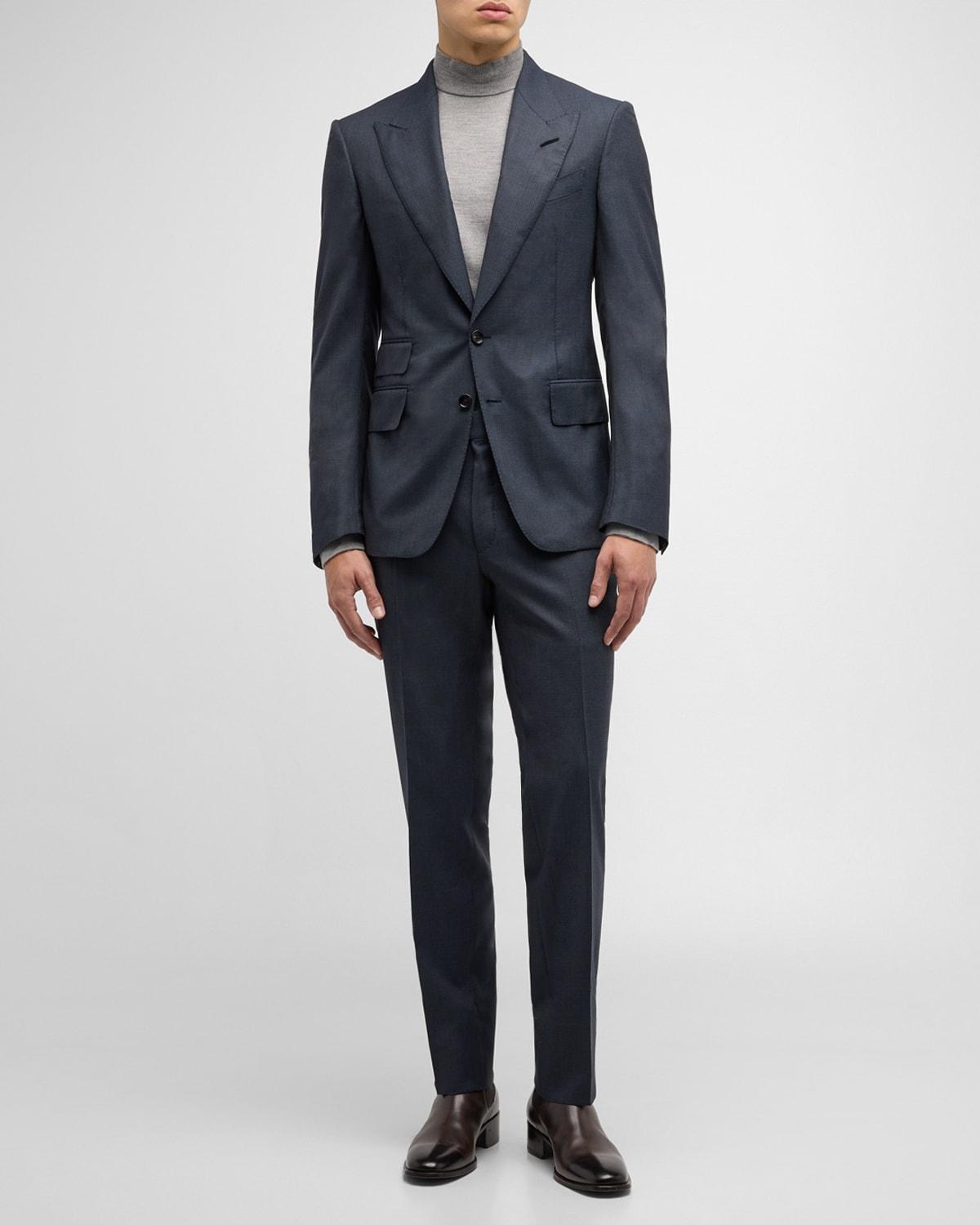 Mens Shelton Micro-Hopsack Suit Product Image