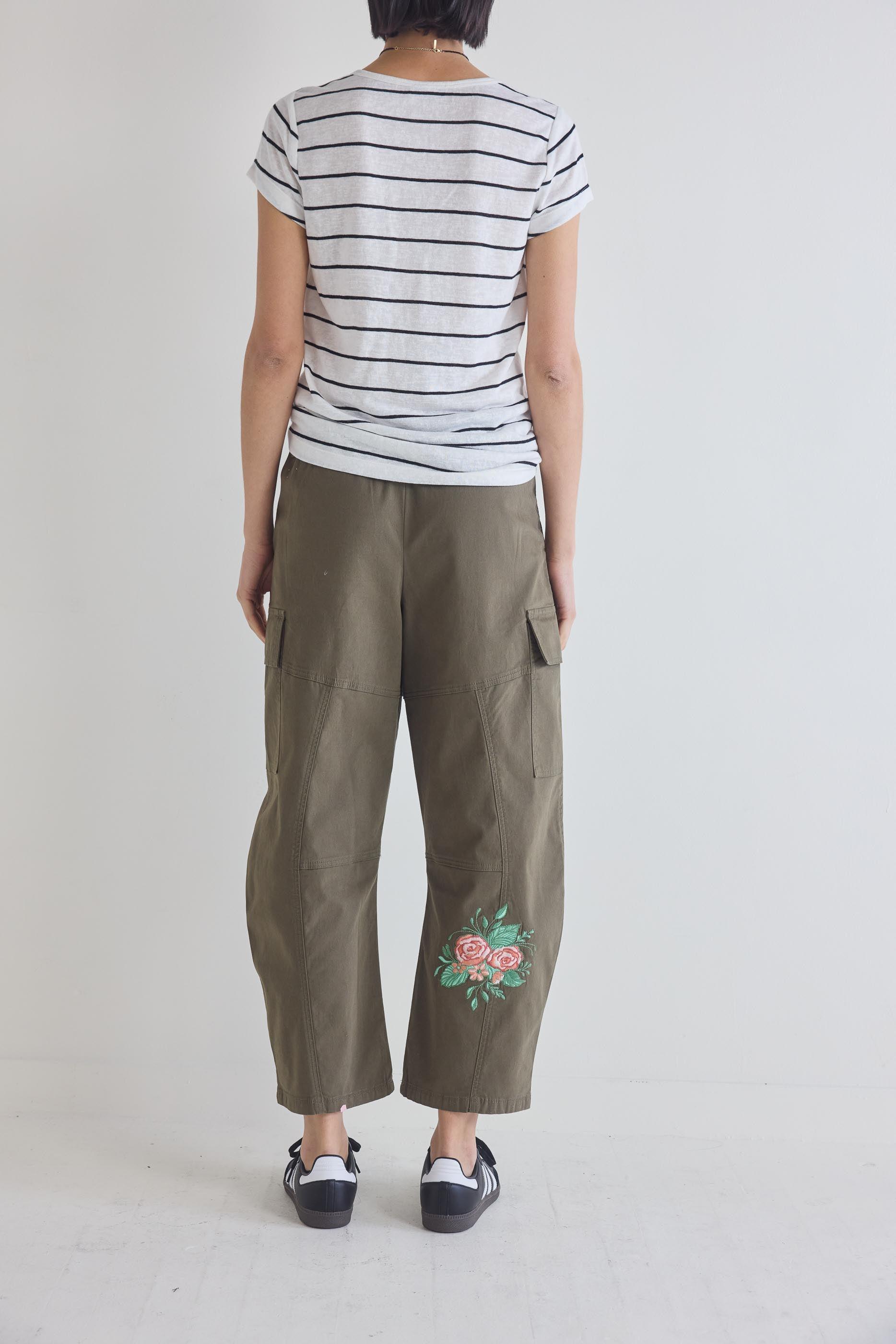 Coming Up Roses New Age Twill Utility Pants Product Image