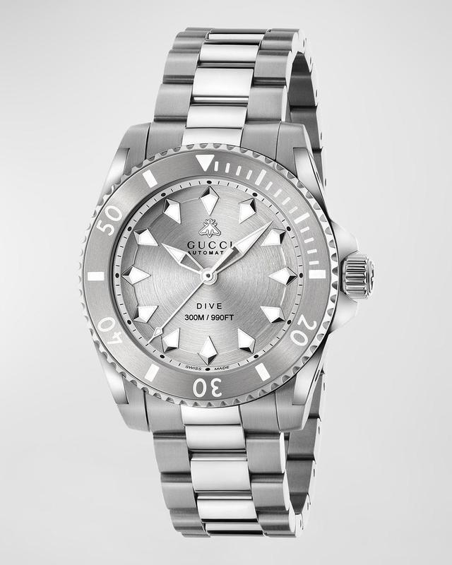 Mens Gucci Dive Steel Bracelet Watch/40MM Product Image