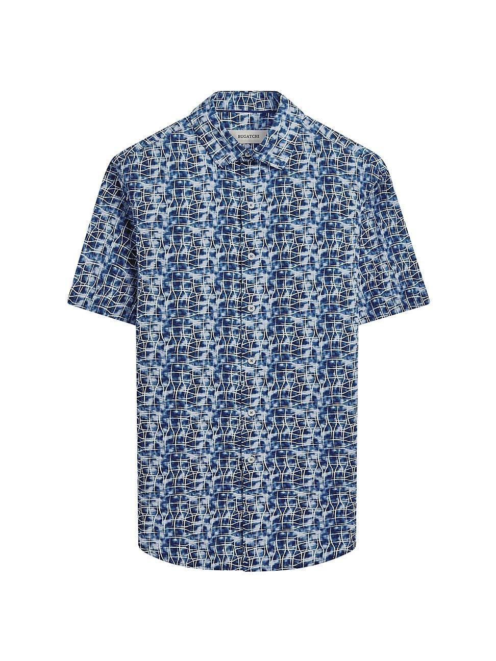 Mens Jackson Abstract-Print Short-Sleeve Shirt Product Image