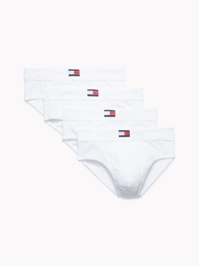 Tommy Hilfiger Men's Cotton Classics Hip Brief 4-Pack Product Image