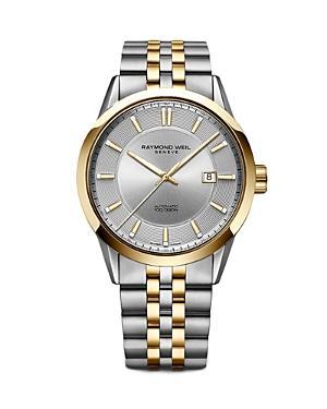 Raymond Weil Mens Swiss Automatic Freelancer Stainless Steel Bracelet Watch 42mm Product Image