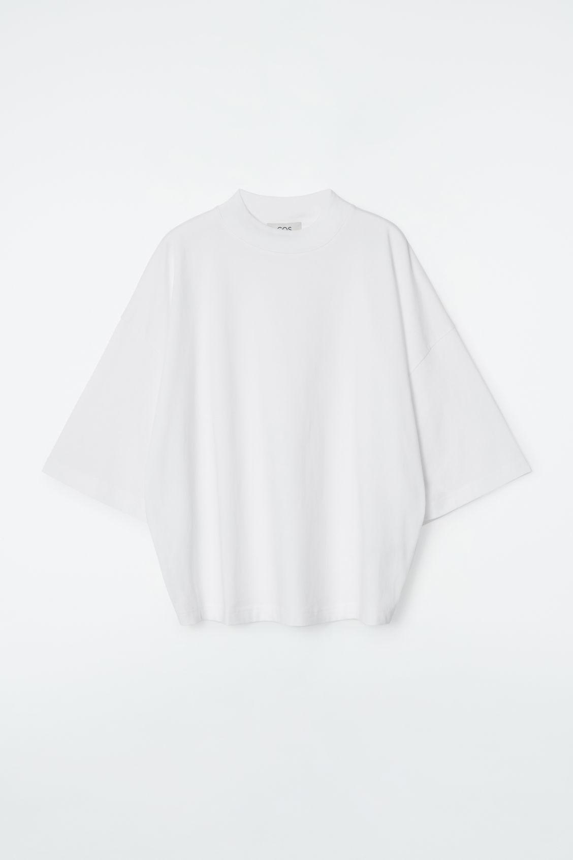 BOXY MOCK-NECK T-SHIRT Product Image