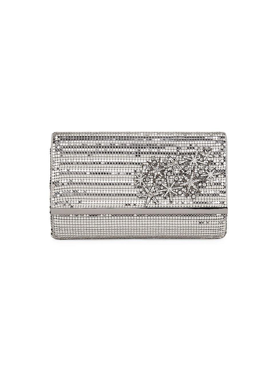 Womens Marilyn Crystal-Embellished Clutch Product Image