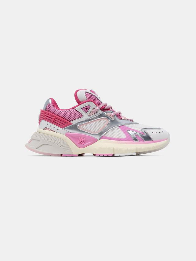 WOMEN - WOMEN'S MA RUNNER - Fuchsia Pink White Silver Female Product Image