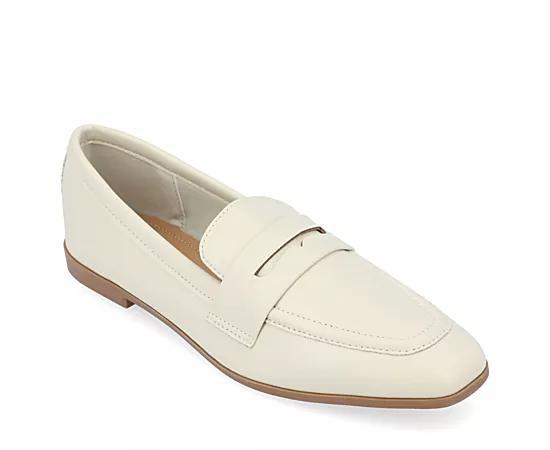 Journee Collection Tru Comfort Foam Myeesha Womens Loafers Ivory Product Image