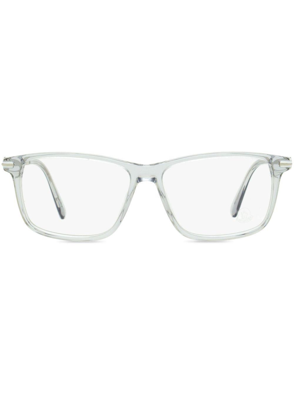 MONCLER Ml5205f Rectangle-frame Glasses In Grau Product Image