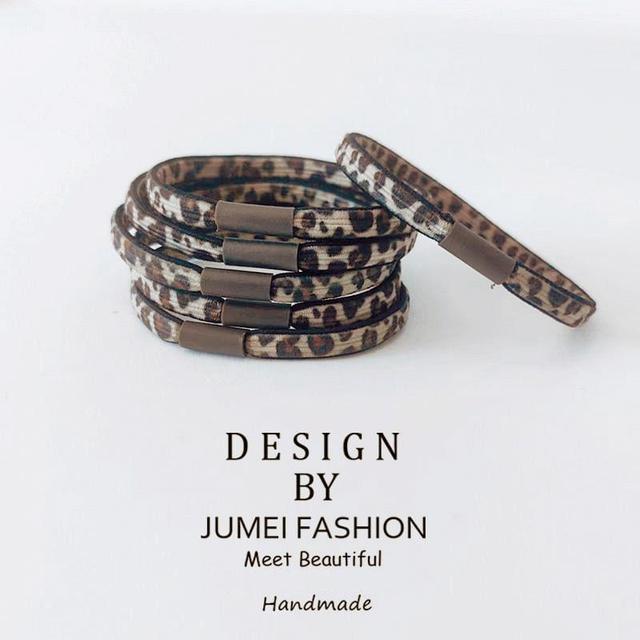 Leopard Print Hair Tie / Set Product Image