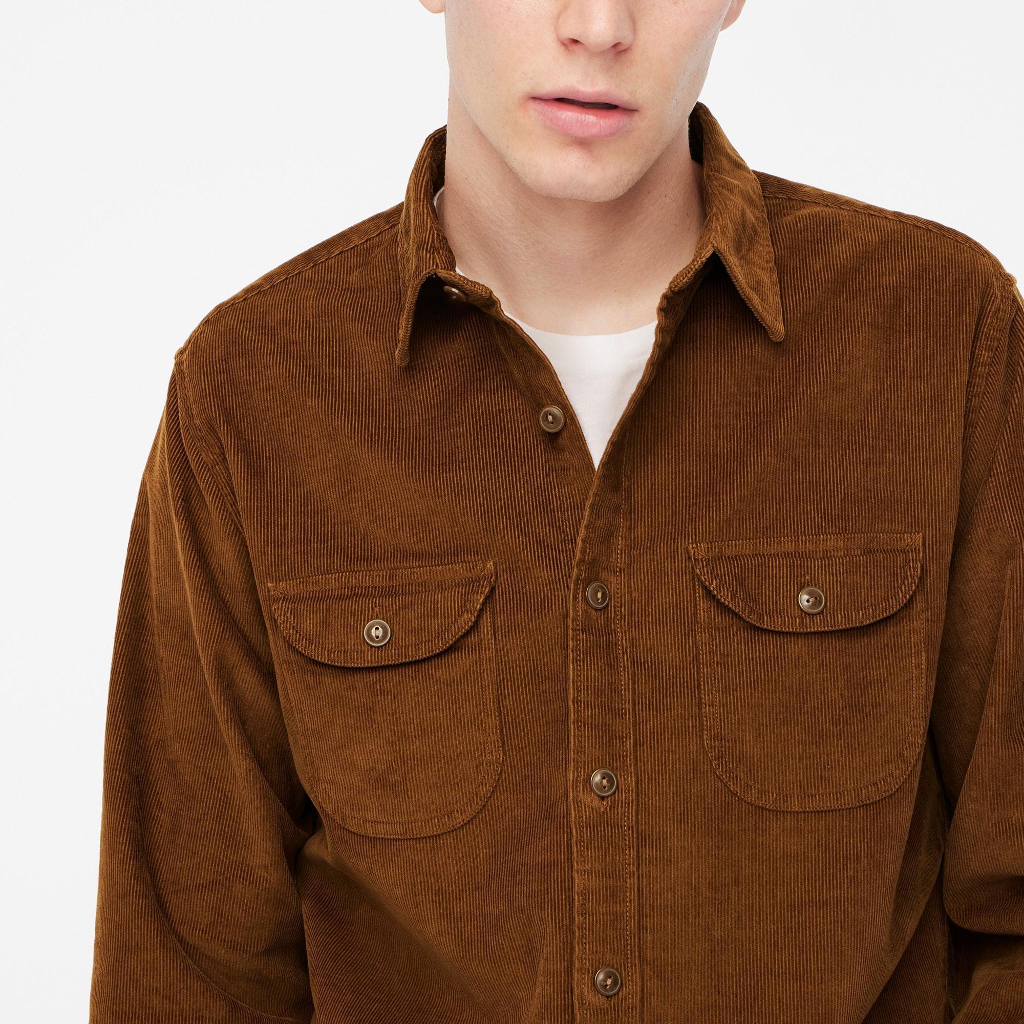 Classic corduroy workshirt Product Image