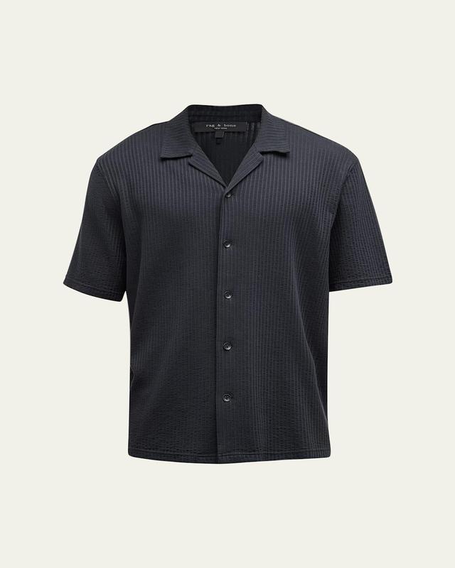 Mens Avery Seersucker Camp Shirt Product Image