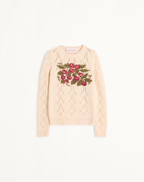 EMBROIDERED WOOL SWEATER Product Image