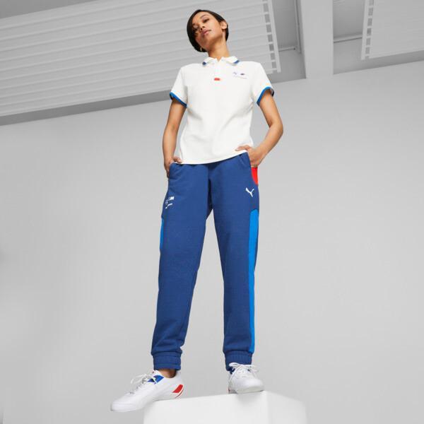 PUMA BMW M Motorsport MT7 Women's Motorsport Sweatpants in Pro Blue/Medium Color Product Image