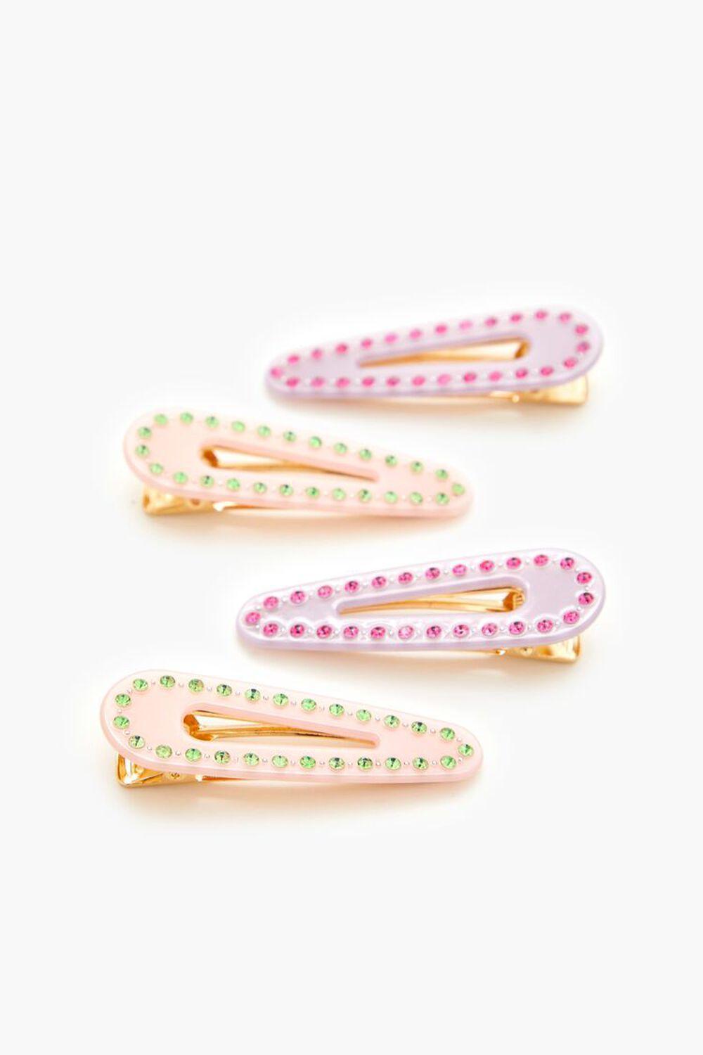 Rhinestone Gator Hair Clip Set | Forever 21 Product Image