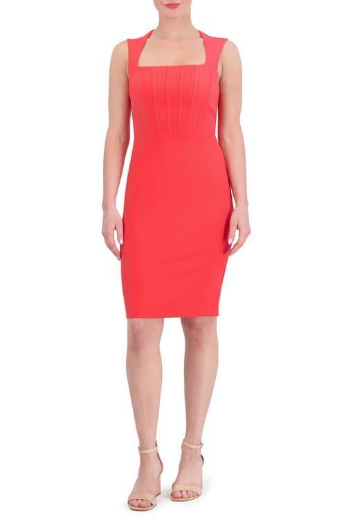 Vince Camuto Signature Stretch Crepe Body-Con Dress Product Image