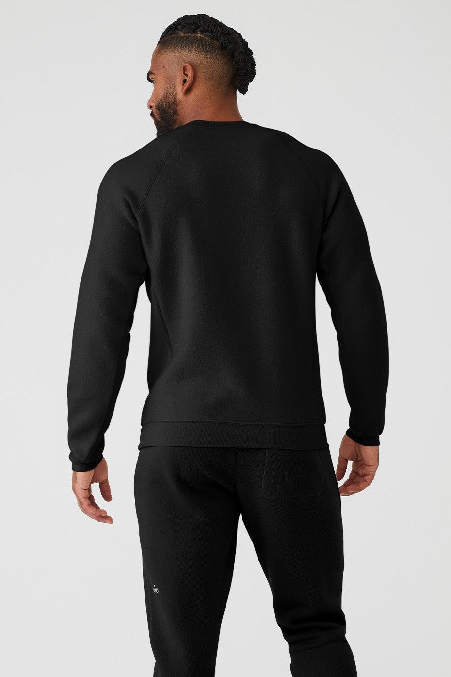 Triumph Crew Neck Sweatshirt - Black Male Product Image