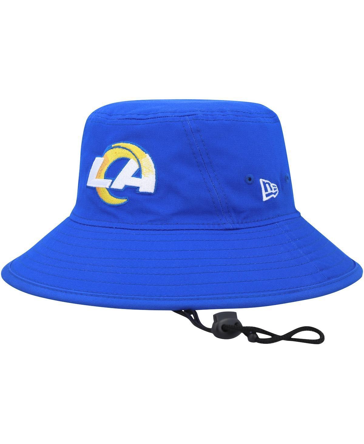 Mens New Era Royal Los Angeles Rams Main Bucket Hat Product Image