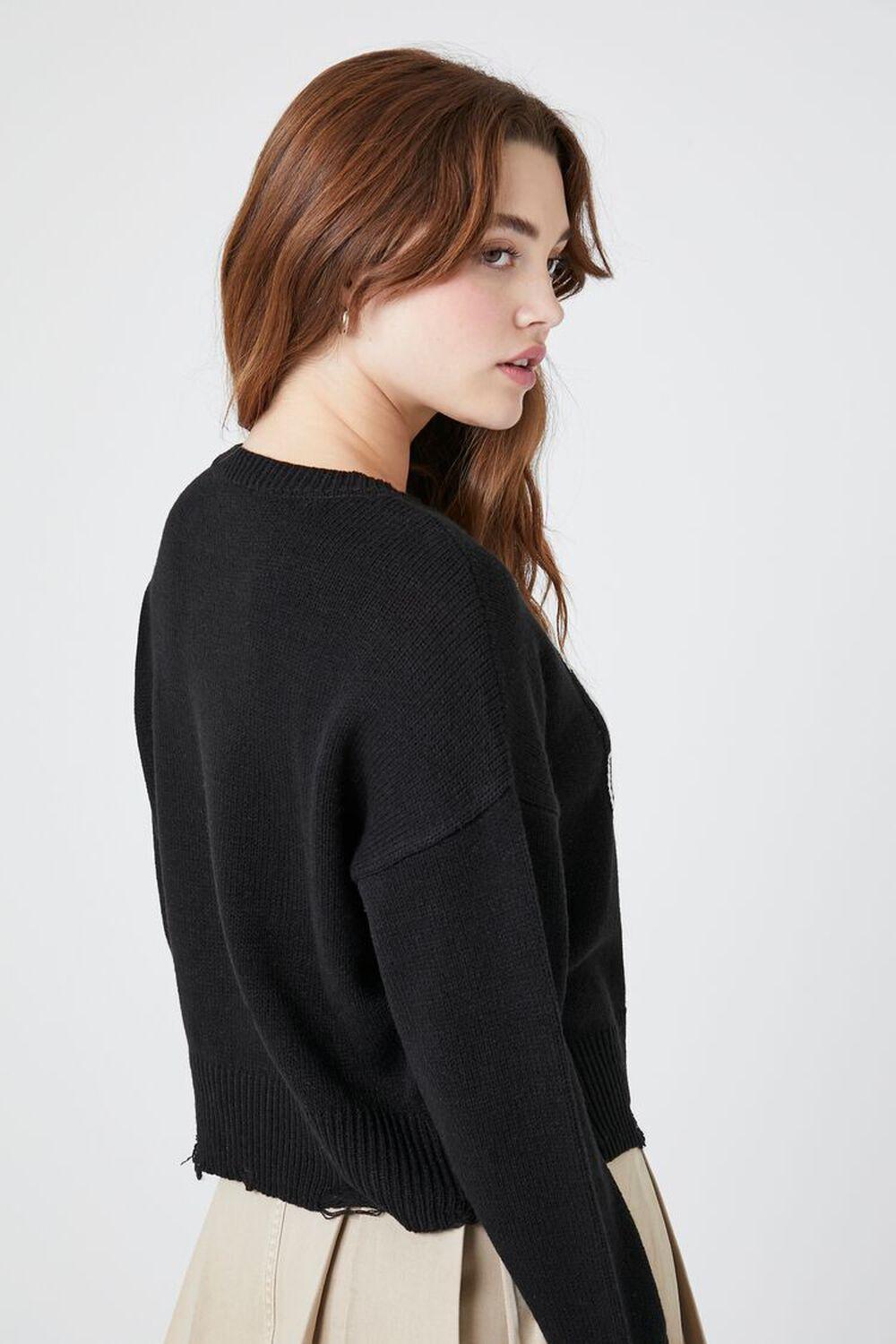 Distressed LA Graphic Sweater | Forever 21 Product Image